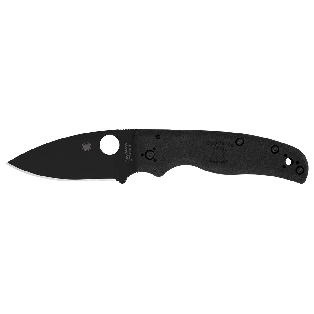 Spyderco Shaman Lightweight 3.58 Black Plain