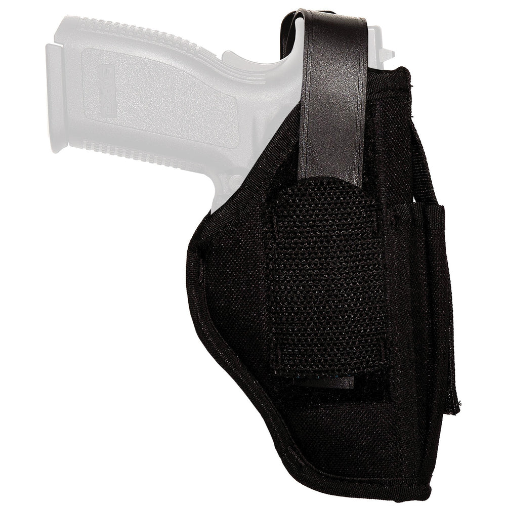 Uncle Mike's Ambidextrous Hip Holster W/Pouch Size 15 Black · 150A