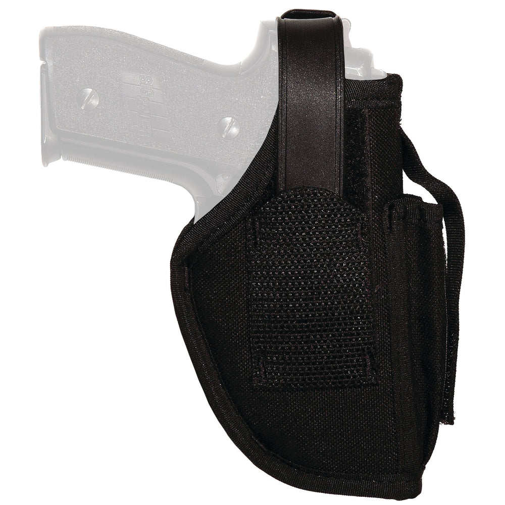 Uncle Mike's Ambidextrous Hip Holster W/Pouch Size 16 Black · 160A