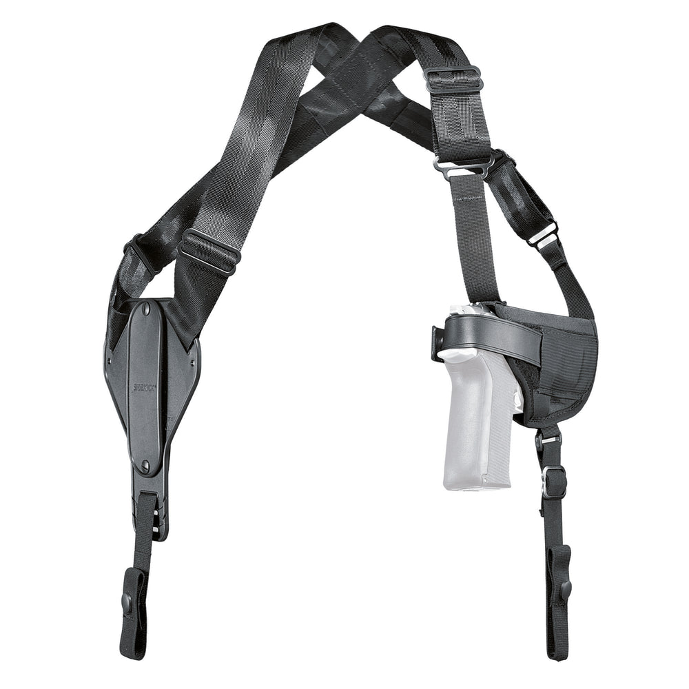 Uncle Mike's Horz Shoulder Holster Size 15 Black Ambidextrous · 150A