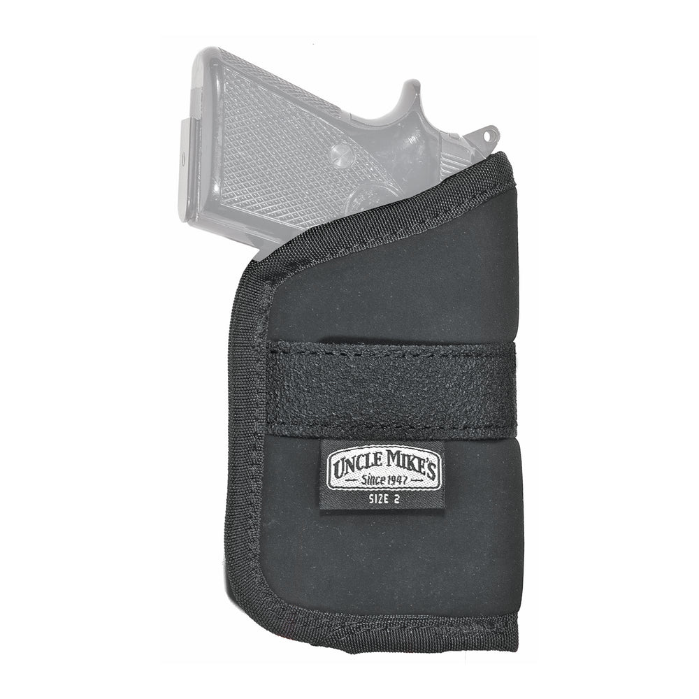 Uncle Mike's Inside Pocket Holster Size 2 Black Ambidextrous · 442A