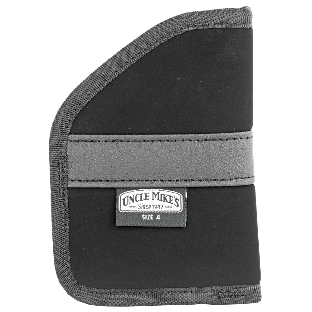 Uncle Mike's Inside Pocket Holster Size 4 Black Ambidextrous · 444A