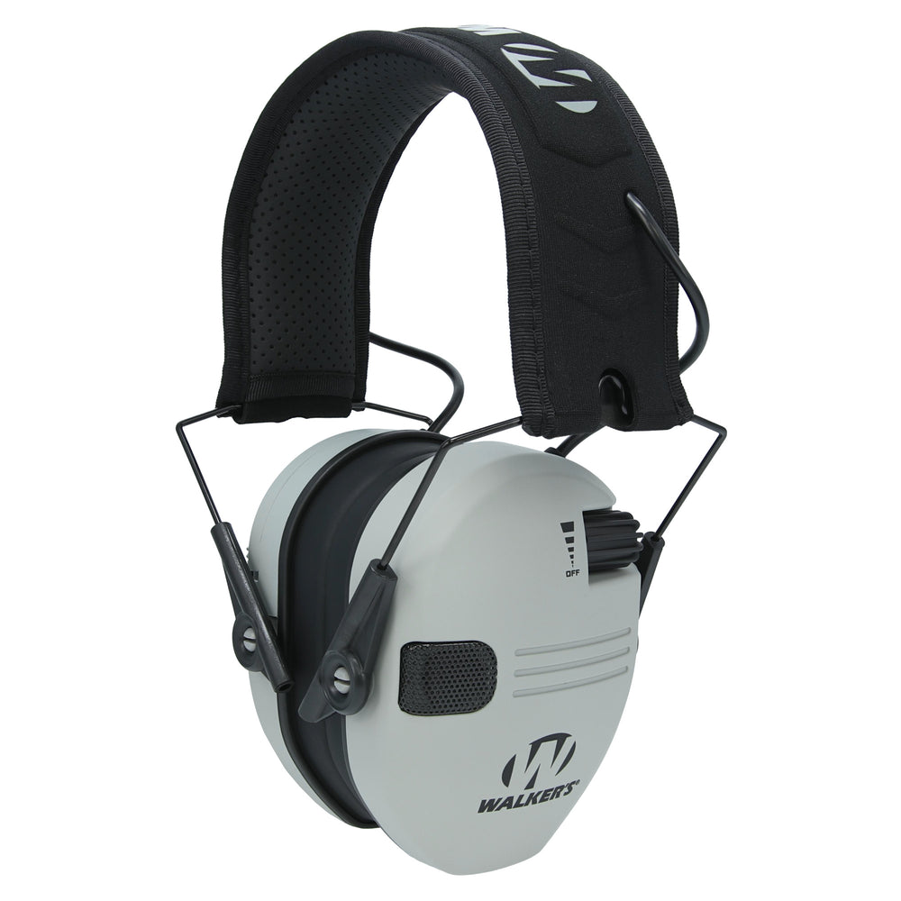 Walker's Razor Compact Electronic Muff Gray
