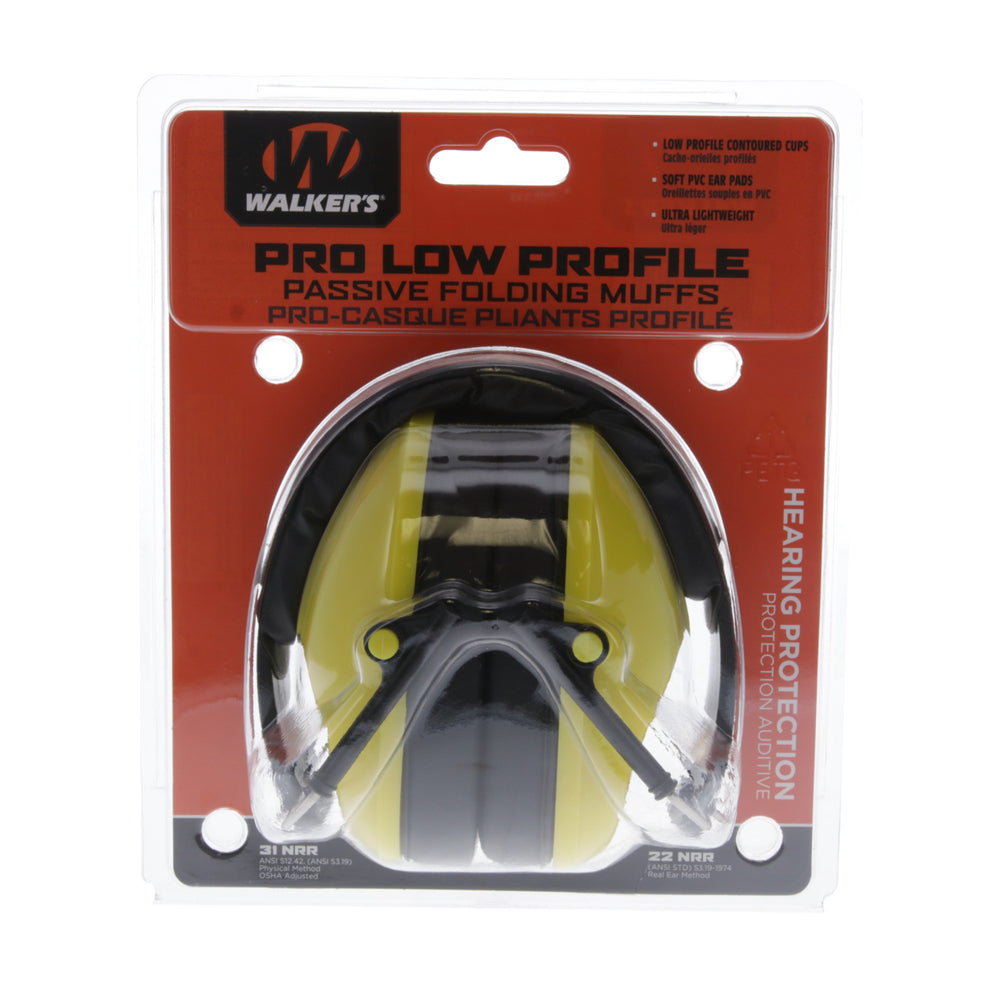 Walker's Low Profile Folding Muff Yellow